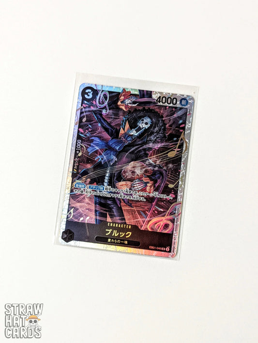 One Piece Eb01 Memorial Collection Brook Eb01-046 Sr Card [Jpn 🇯🇵] Trading Card