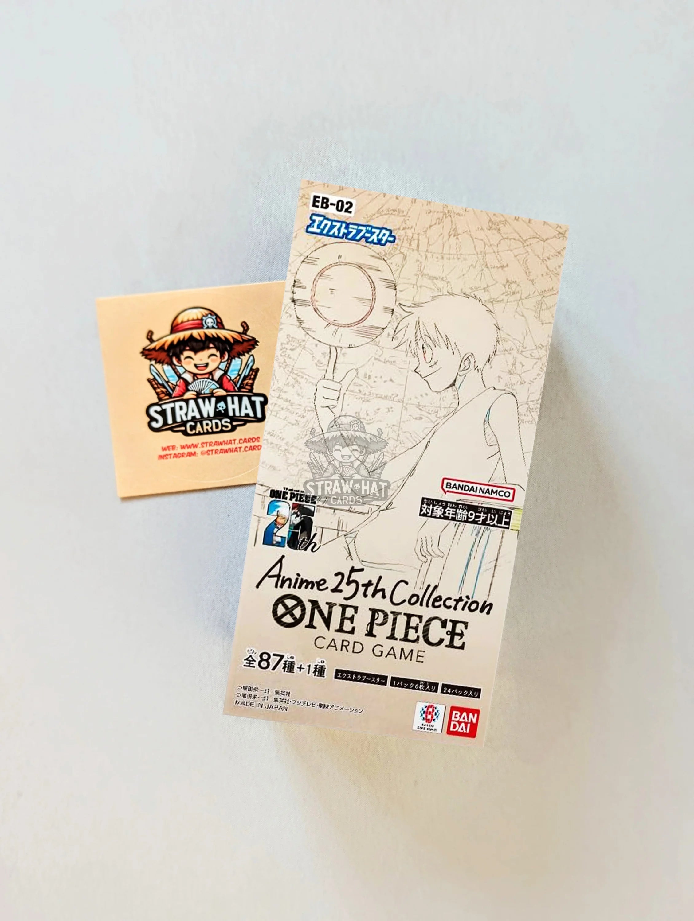One Piece EB02 Extra Booster Anime 25th Collection Japanese