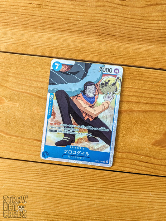 One Piece Op01 Romance Dawn Crocodile Op01-067 Sr [Jap ] Trading Card
