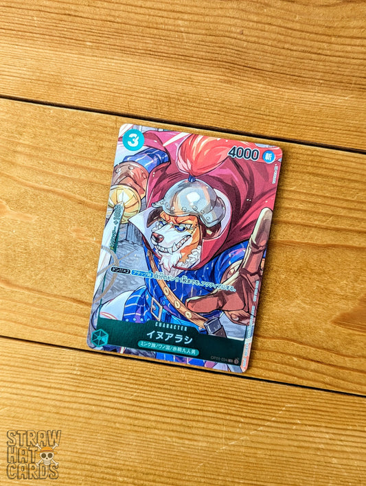 One Piece Op01 Romance Dawn Inuarashi Op01-034 Box Topper C Card [Jap ] Trading Card