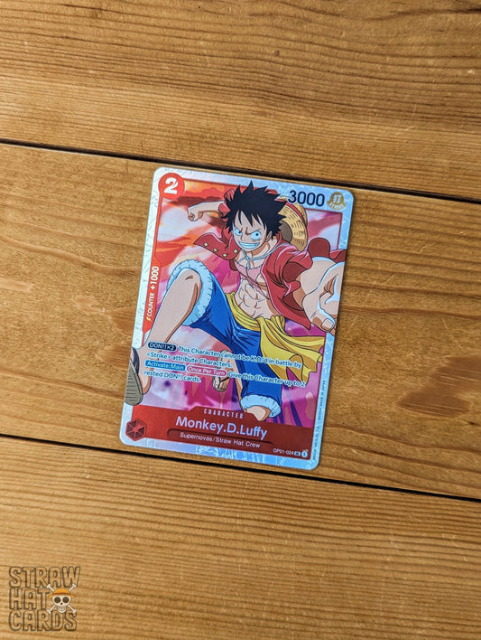 One Piece Op01 Romance Dawn Monkey.d.luffy Op01-024 Sr [Eng ] Trading Card