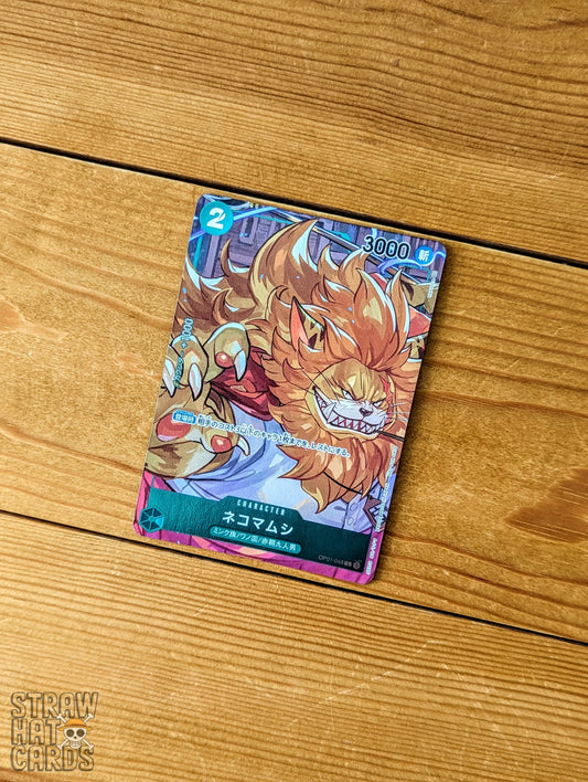 One Piece Op01 Romance Dawn Nekomamushi Op01-048 Box Topper C Card [Jap ] Trading Card