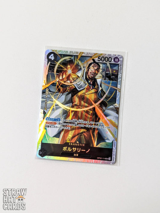 One Piece Op02 Paramount War Borsalino Op02 - 114 Sr Card [Jpn 🇯🇵] Trading Card