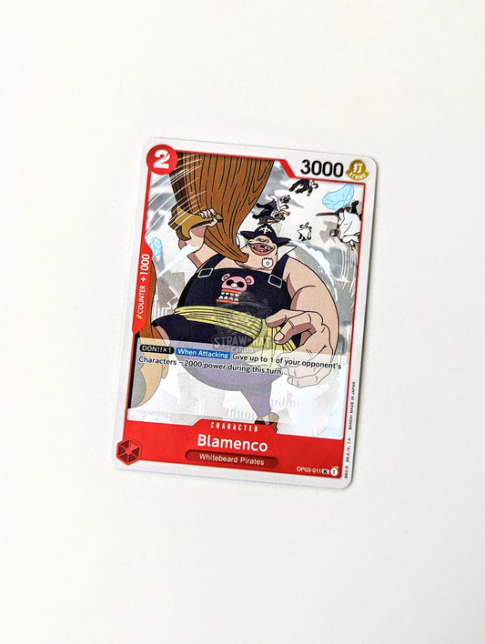 One Piece Op03 Pillars Of Strength Blamenco Op03-011 Uc Card [Eng 🏴󠁧󠁢󠁥󠁮󠁧󠁿] Trading Card