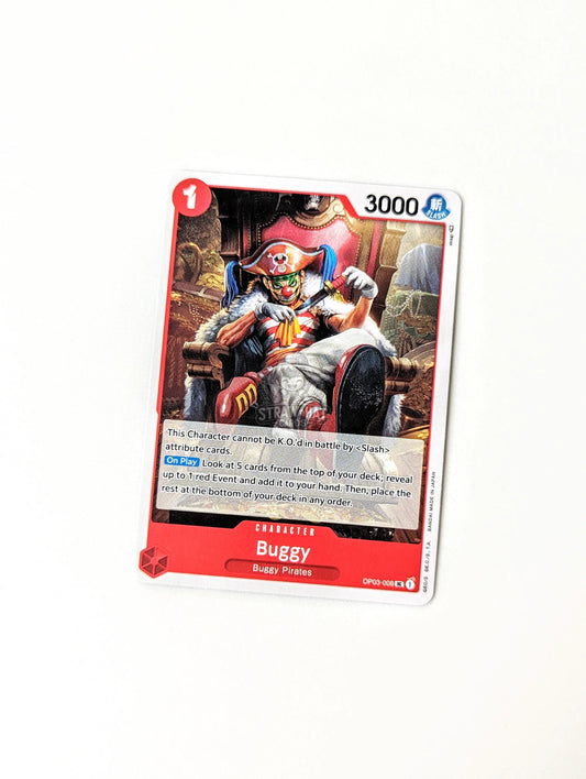 One Piece Op03 Pillars Of Strength Buggy Op03-008 Uc Card [Eng 🏴󠁧󠁢󠁥󠁮󠁧󠁿] Trading Card