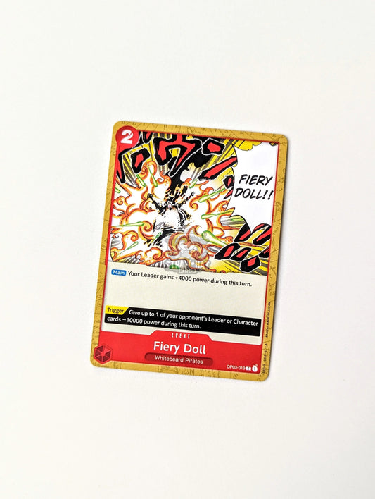 One Piece Op03 Pillars Of Strength Fiery Doll Op03-019 C Card [Eng 🏴󠁧󠁢󠁥󠁮󠁧󠁿] Trading Card