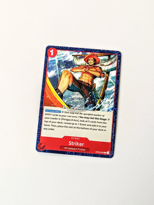 One Piece Op03 Pillars Of Strength Striker Op03-020 C Card [Eng 🏴󠁧󠁢󠁥󠁮󠁧󠁿] Trading Card