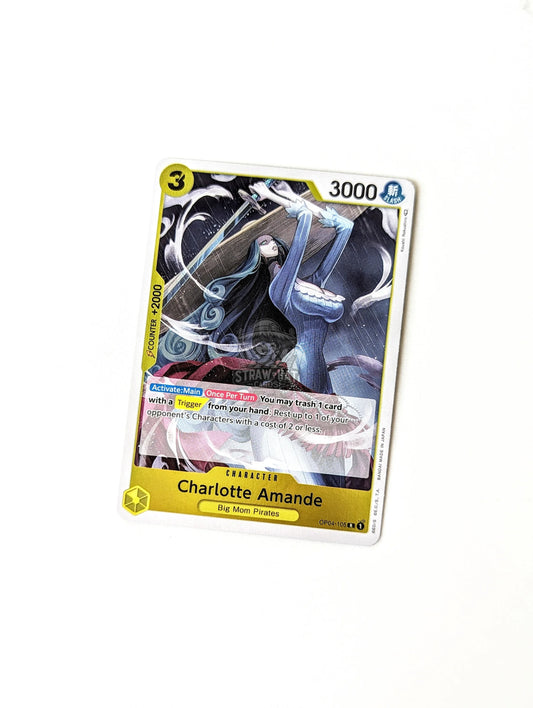 One Piece Op04 Kingdoms Of Intrigue Charlotte Amande Op04-105 R Card [Eng 🏴󠁧󠁢󠁥󠁮󠁧󠁿] Trading Card