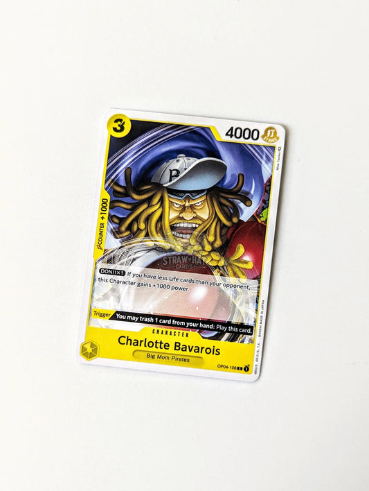 One Piece Op04 Kingdoms Of Intrigue Charlotte Bavarois Op04-106 C Card [Eng 🏴󠁧󠁢󠁥󠁮󠁧󠁿] Trading Card