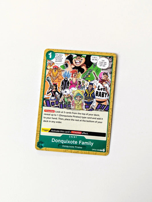 One Piece Op04 Kingdoms Of Intrigue Donquixote Family Op04-036 C Card [Eng 🏴󠁧󠁢󠁥󠁮󠁧󠁿] Trading Card