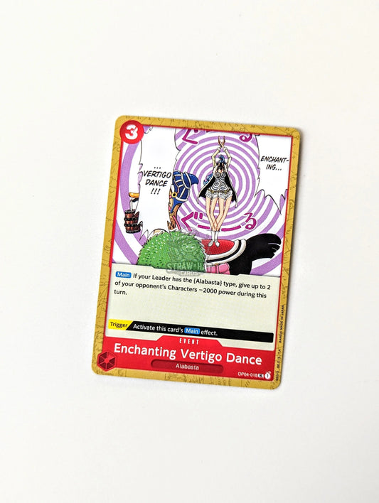One Piece Op04 Kingdoms Of Intrigue Enchanting Vertigo Dance Op04-018 Uc Card [Eng