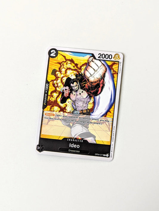One Piece Op04 Kingdoms Of Intrigue Ideo Op04-077 C Card [Eng 🏴󠁧󠁢󠁥󠁮󠁧󠁿] Trading Card