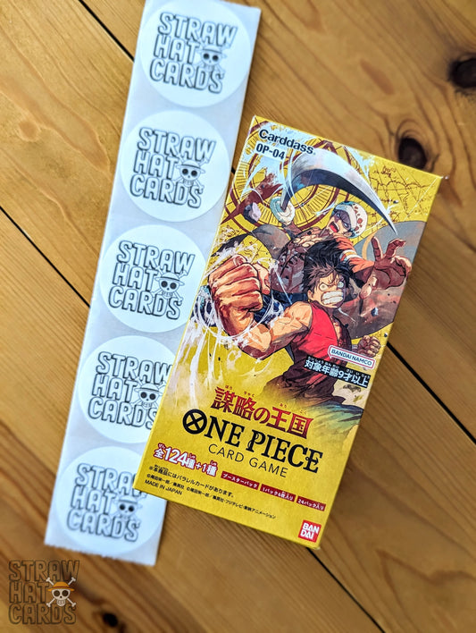 One Piece Op04 Kingdoms Of Intrigue Japanese Booster Box [Jap ]