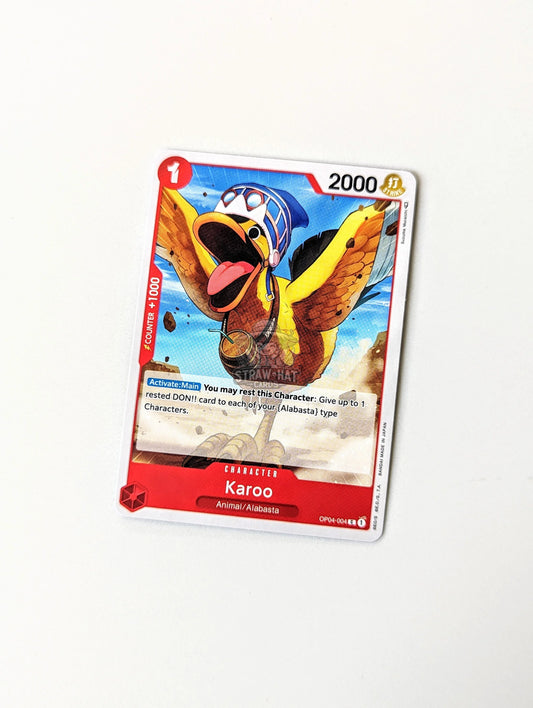 One Piece Op04 Kingdoms Of Intrigue Karoo Op04-004 C Card [Eng 🏴󠁧󠁢󠁥󠁮󠁧󠁿] Trading Card