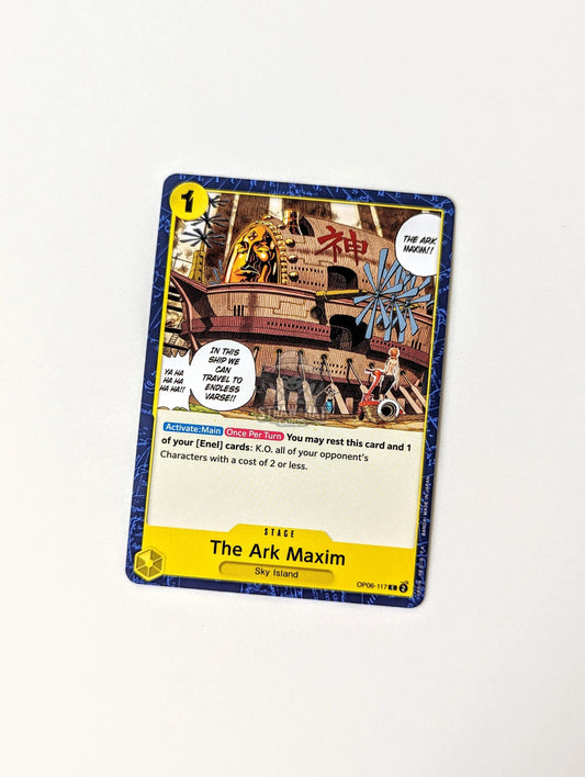 One Piece Op06 Wings Of The Captain The Ark Maxim Op06-117 C Card [Eng 🏴󠁧󠁢󠁥󠁮󠁧󠁿] Trading Card