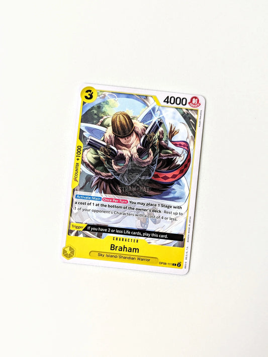 One Piece Op06 Wings Of The Captain Braham Op06-111 C Card [Eng 🏴󠁧󠁢󠁥󠁮󠁧󠁿] Trading Card