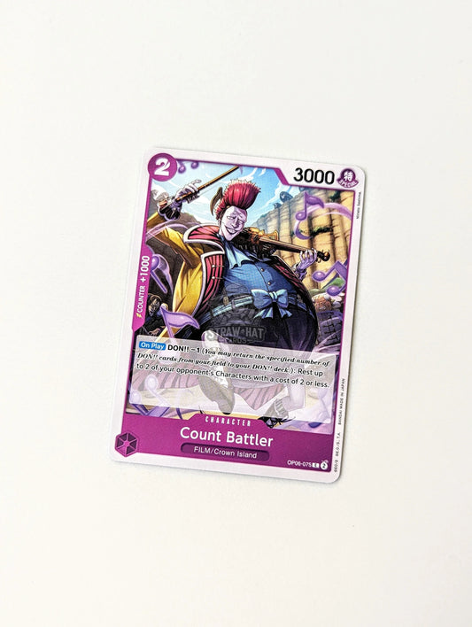 One Piece Op06 Wings Of The Captain Count Battler Op06-075 C Card [Eng 🏴󠁧󠁢󠁥󠁮󠁧󠁿] Trading Card