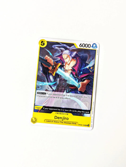 One Piece Op06 Wings Of The Captain Denjiro Op06-109 Uc Card [Eng 🏴󠁧󠁢󠁥󠁮󠁧󠁿] Trading Card