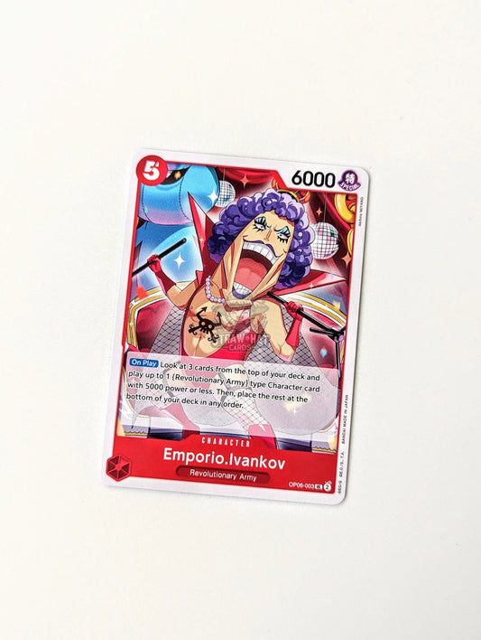 One Piece Op06 Wings Of The Captain Emporio.ivankov Op06-003 Uc Card [Eng 🏴󠁧󠁢󠁥󠁮󠁧󠁿] Trading Card