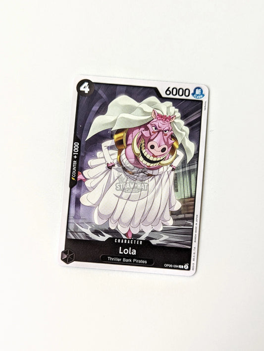 One Piece Op06 Wings Of The Captain Lola Op06-094 C Card [Eng 🏴󠁧󠁢󠁥󠁮󠁧󠁿] Trading Card