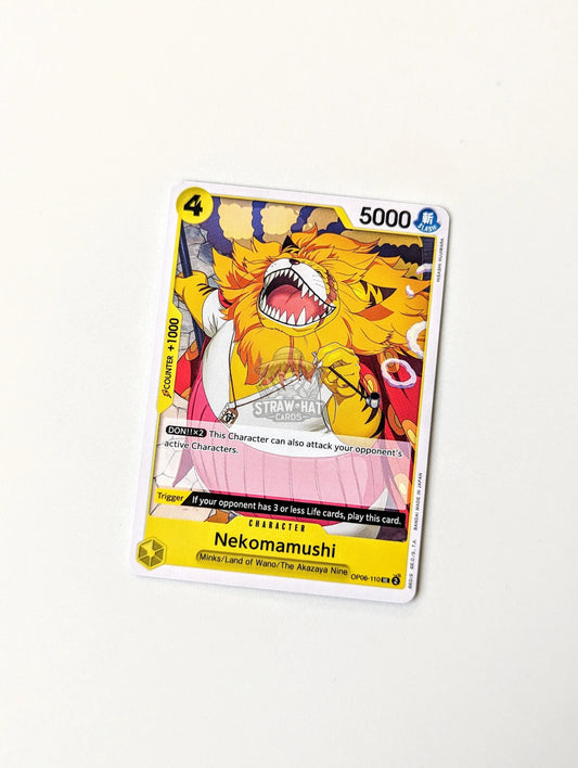 One Piece Op06 Wings Of The Captain Nekomamushi Op06-110 Uc Card [Eng 🏴󠁧󠁢󠁥󠁮󠁧󠁿] Trading Card
