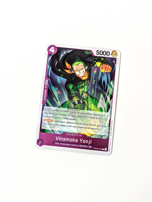 One Piece Op06 Wings Of The Captain Vinsmoke Yonji Op06-067 R Card [Eng 🏴󠁧󠁢󠁥󠁮󠁧󠁿] Trading Card