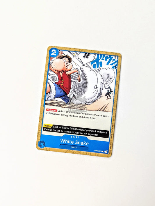 One Piece Op06 Wings Of The Captain White Snake Op06-059 Uc Card [Eng 🏴󠁧󠁢󠁥󠁮󠁧󠁿] Trading Card