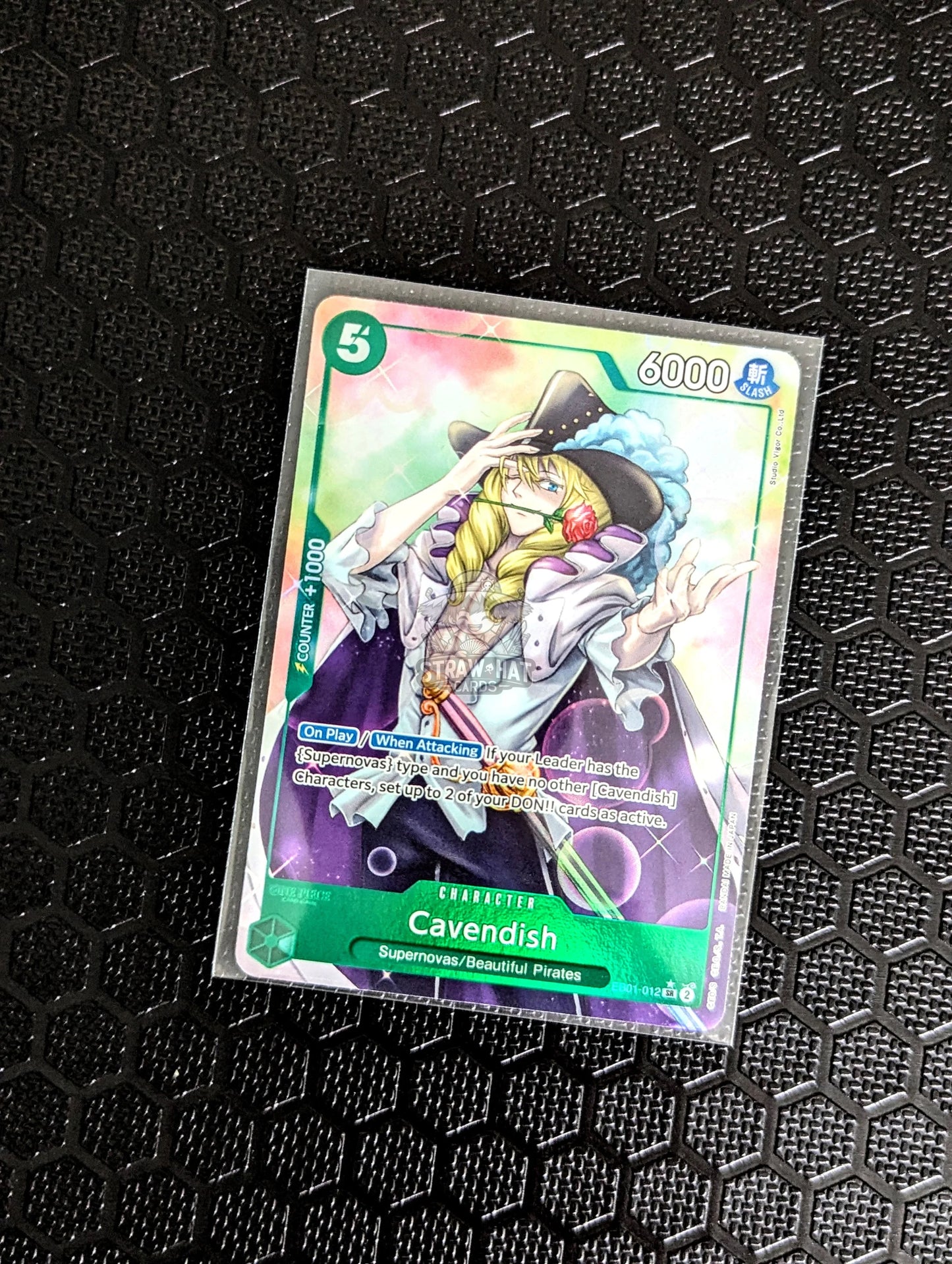 One Piece Eb01 Memorial Collection Cavendish Eb01-012 Sr Alt-Art/Parallel Card [Eng