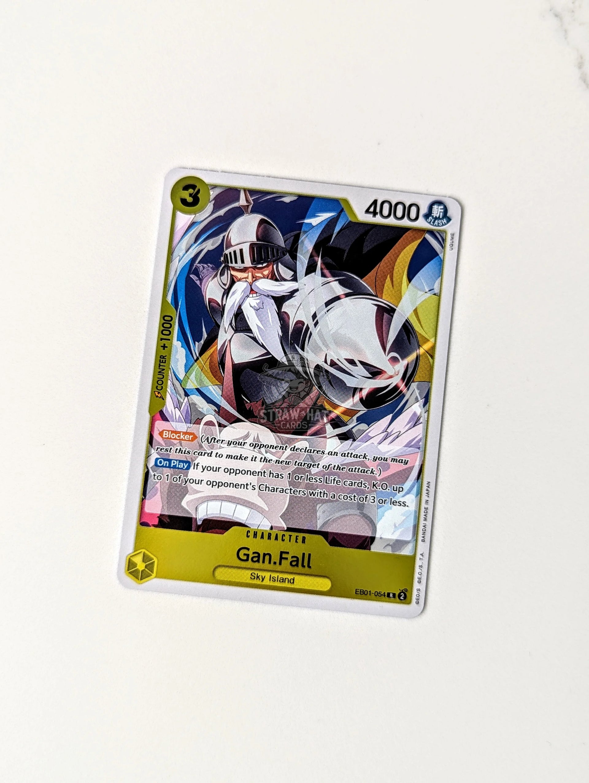 One Piece EB01 Memorial Collection Gan.Fall EB01-054 R card
