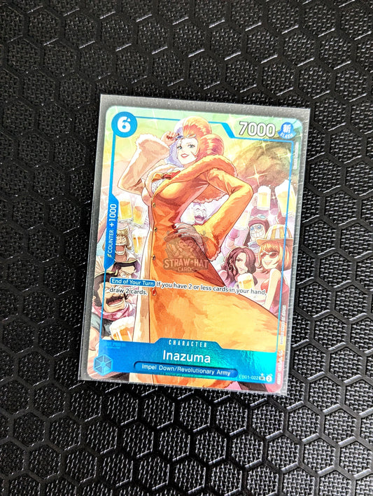 One Piece Eb01 Memorial Collection Inazuma Eb01-022 Sr Alt-Art/Parallel Card [Eng