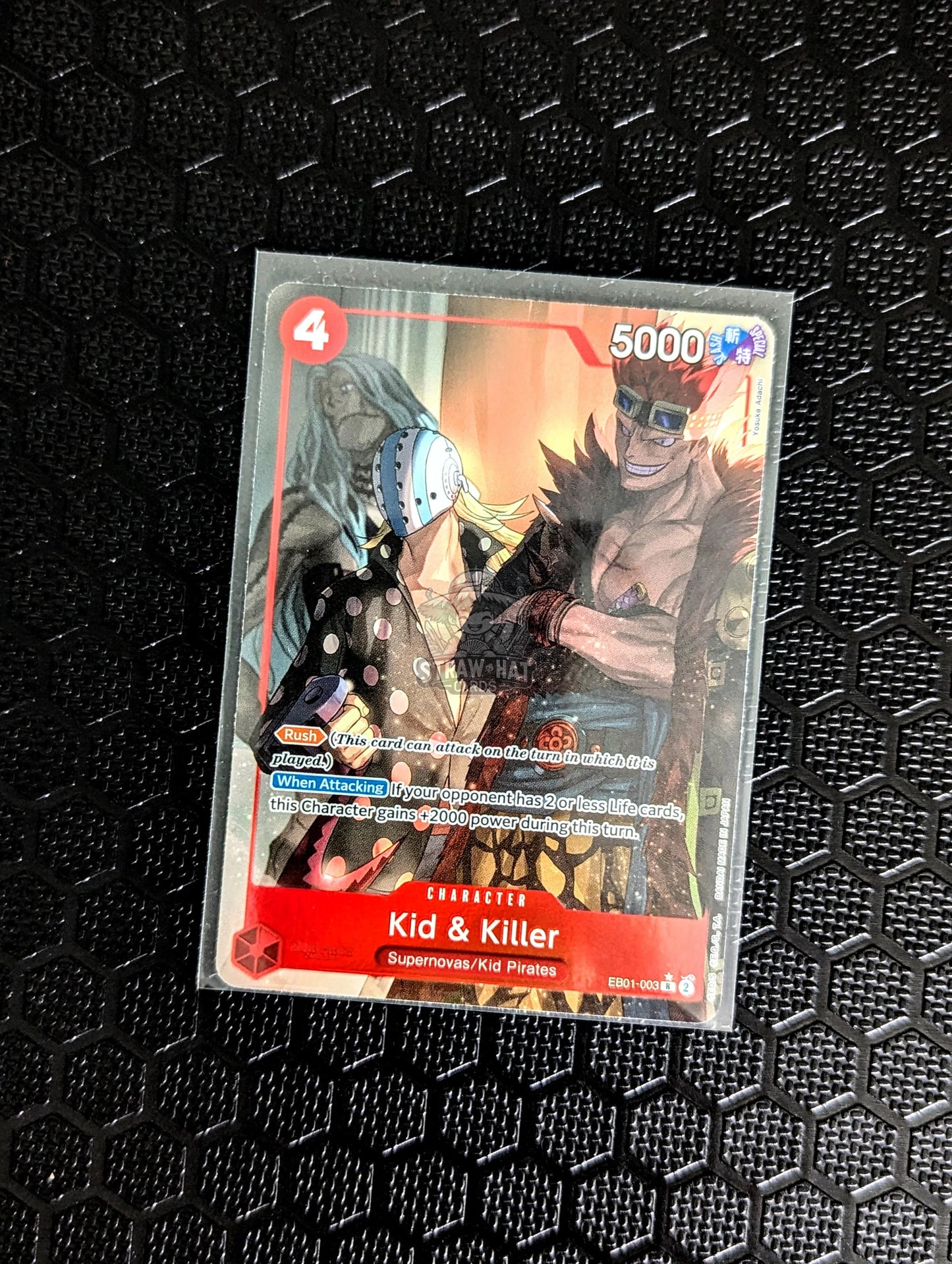 One Piece Eb01 Memorial Collection Kid & Killer Eb01-003 R Alt-Art/Parallel Card [Eng