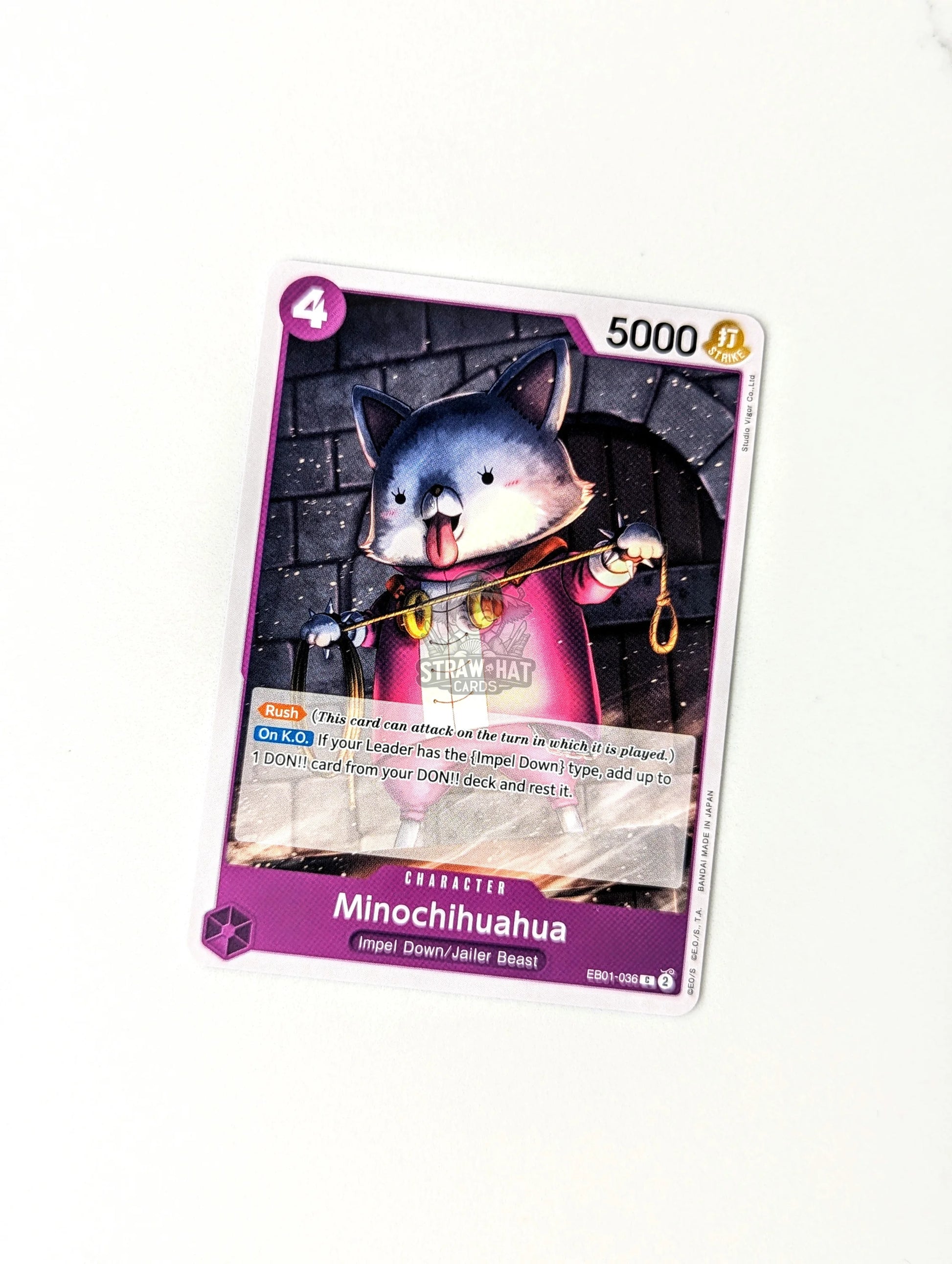 One Piece Eb01 Memorial Collection Minochihuahua Eb01-036 C Card [Eng 🏴󠁧󠁢󠁥󠁮󠁧󠁿] Trading Card