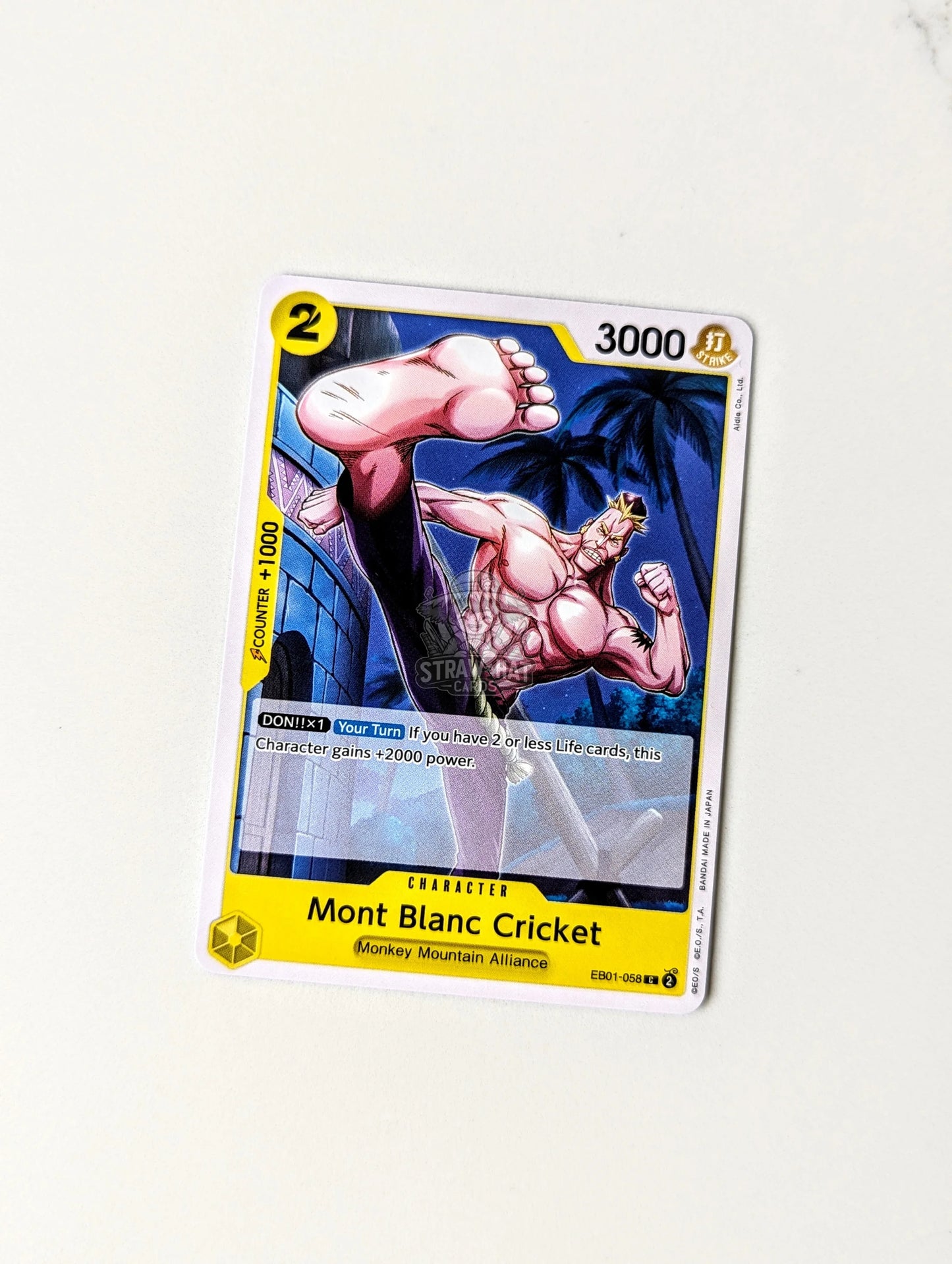 One Piece Eb01 Memorial Collection Mont Blanc Cricket Eb01-058 C Card [Eng 🏴󠁧󠁢󠁥󠁮󠁧󠁿] Trading Card