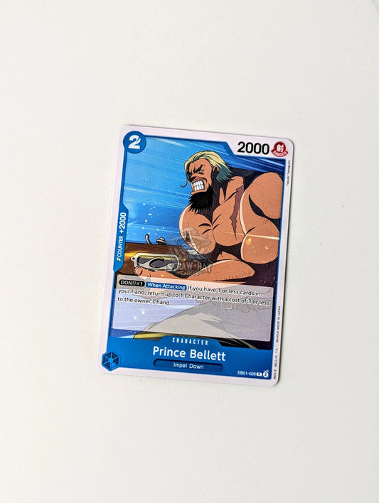 One Piece Eb01 Memorial Collection Prince Bellett Eb01-026 C Card [Eng 🏴󠁧󠁢󠁥󠁮󠁧󠁿] Trading Card