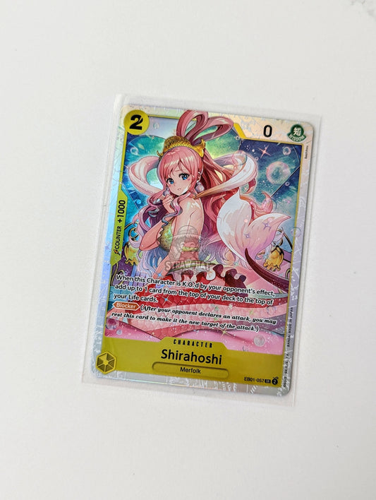 One Piece Eb01 Memorial Collection Shirahoshi Eb01-057 Sr Card [Eng 🏴󠁧󠁢󠁥󠁮󠁧󠁿] Trading Card