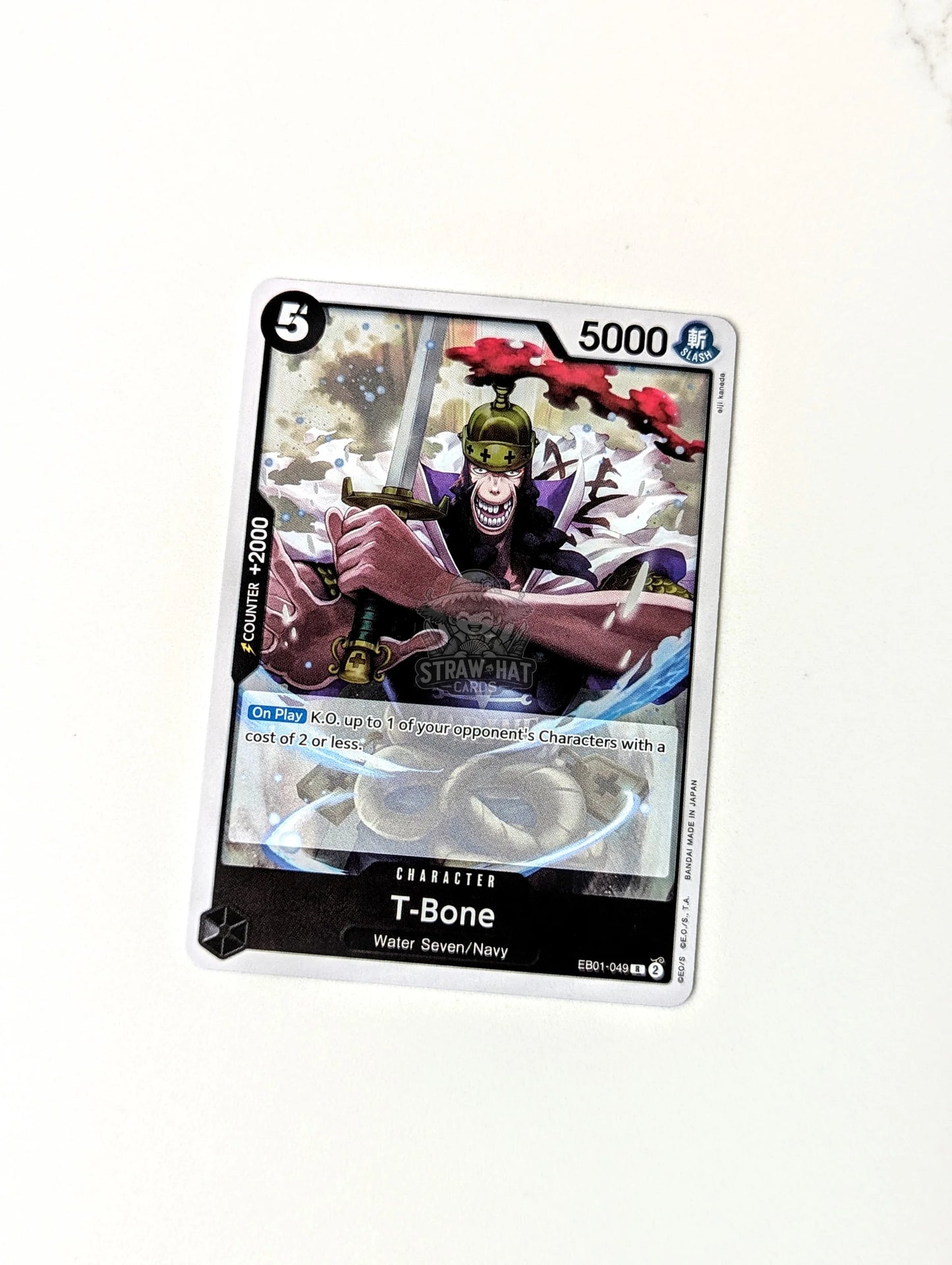 One Piece Eb01 Memorial Collection T-Bone Eb01-049 R Card [Eng 🏴󠁧󠁢󠁥󠁮󠁧󠁿] Trading Card