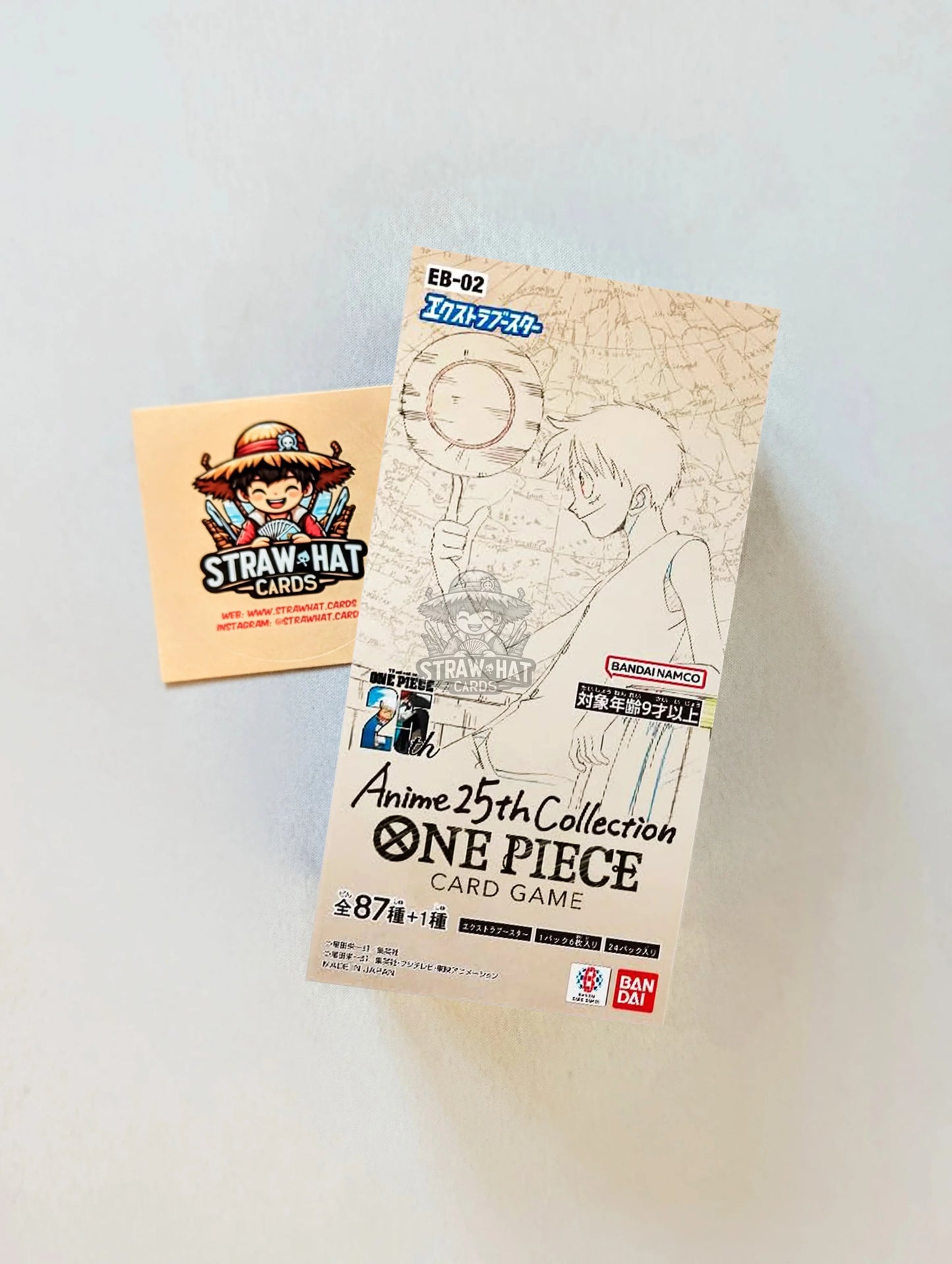 One Piece Eb02 Extra Booster Anime 25Th Collection Japanese Box [Jpn 🇯🇵]