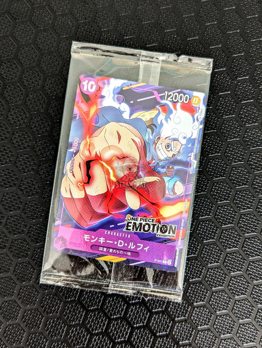 One Piece Monkey.d.luffy Gear 5 Emotion P-041 Promo [Jpn 🇯🇵] Trading Card