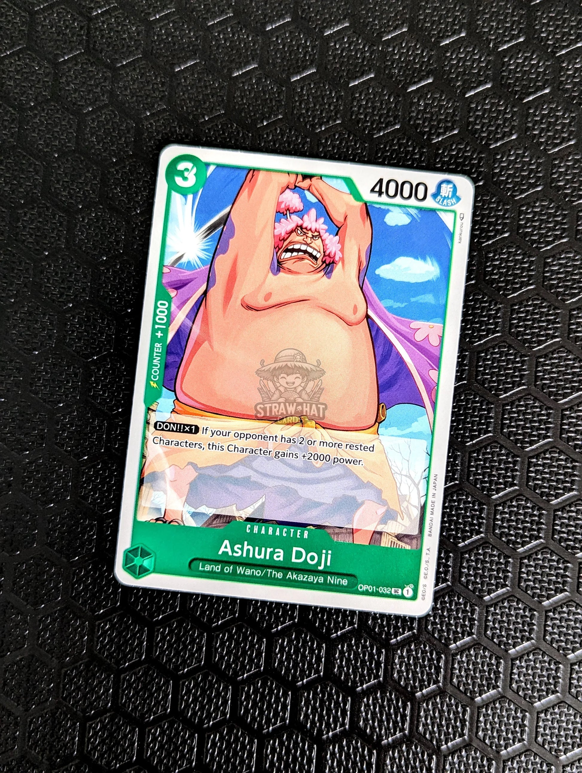 One Piece Op01 Romance Dawn Ashura Doji Op01-032 Uc Card [Eng 🏴󠁧󠁢󠁥󠁮󠁧󠁿] Trading Card