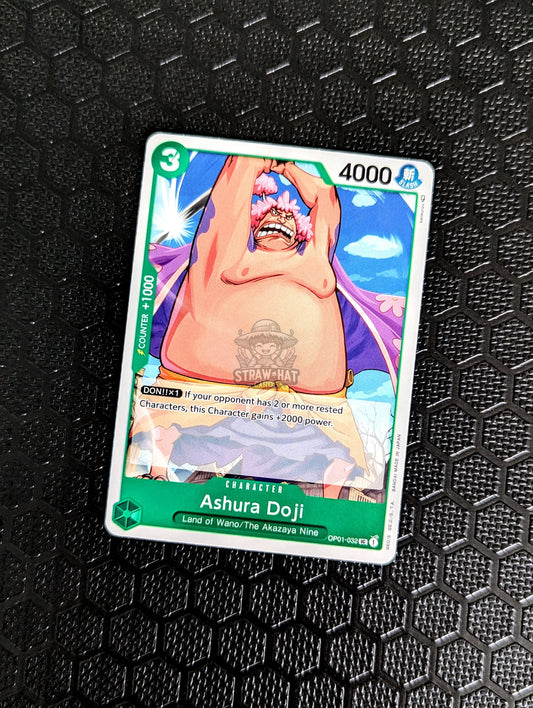 One Piece Op01 Romance Dawn Ashura Doji Op01-032 Uc Card [Eng 🏴󠁧󠁢󠁥󠁮󠁧󠁿] Trading Card