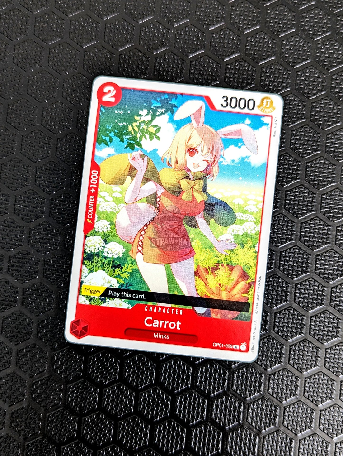 One Piece Op01 Romance Dawn Carrot Op01-009 C Card [Eng 🏴󠁧󠁢󠁥󠁮󠁧󠁿] Trading Card