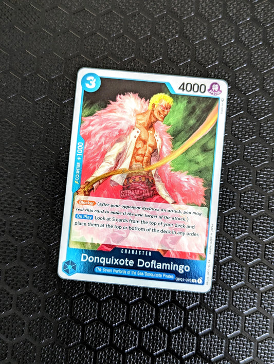 One Piece Op01 Romance Dawn Donquixote Doflamingo Op01-073 R Card [Eng 🏴󠁧󠁢󠁥󠁮󠁧󠁿] Trading Card