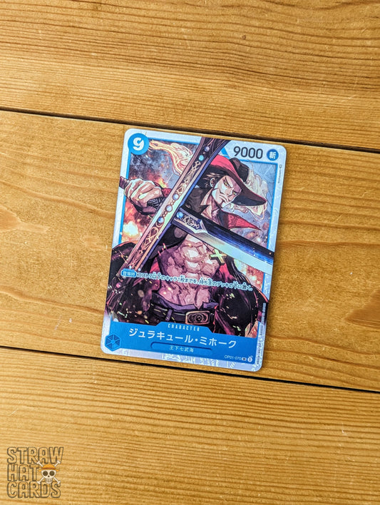 One Piece Op01 Romance Dawn Dracule Mihawk Op01-070 Sr [Jap ] Trading Card