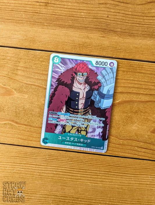 One Piece Op01 Romance Dawn Eustass Captain Kid Op01-051 Sr [Jap ] Trading Card