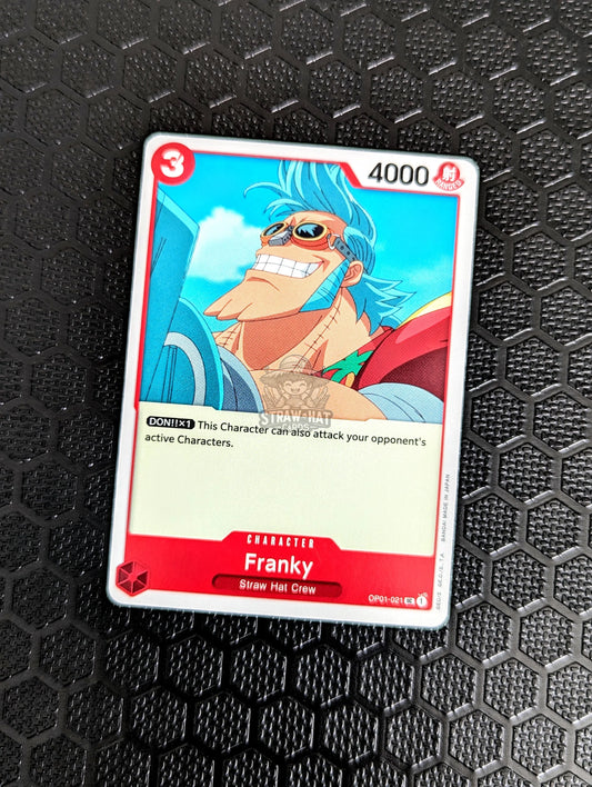 One Piece Op01 Romance Dawn Franky Op01-021 Uc Card [Eng 🏴󠁧󠁢󠁥󠁮󠁧󠁿] Trading Card