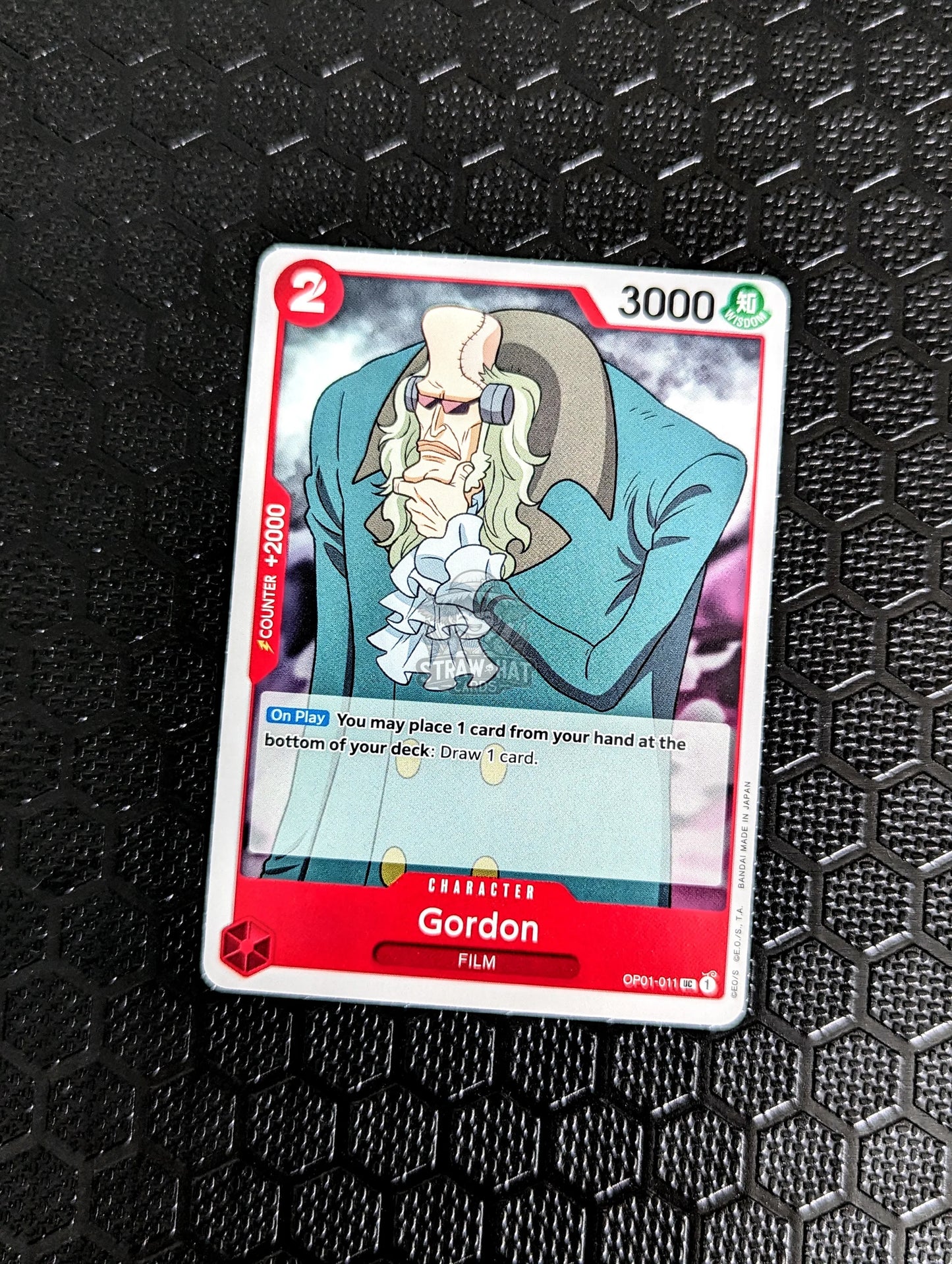 One Piece Op01 Romance Dawn Gordon Op01-011 Uc Card [Eng 🏴󠁧󠁢󠁥󠁮󠁧󠁿] Trading Card