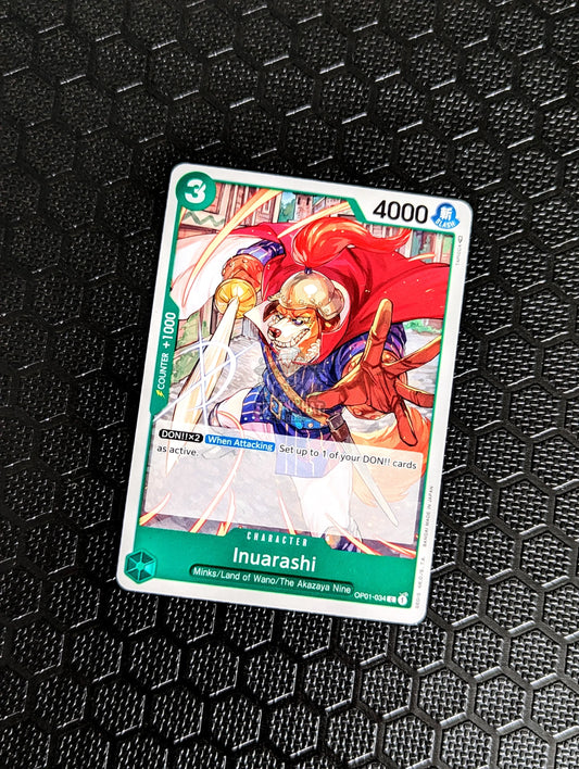 One Piece Op01 Romance Dawn Inuarashi Op01-034 C Card [Eng 🏴󠁧󠁢󠁥󠁮󠁧󠁿] Trading Card