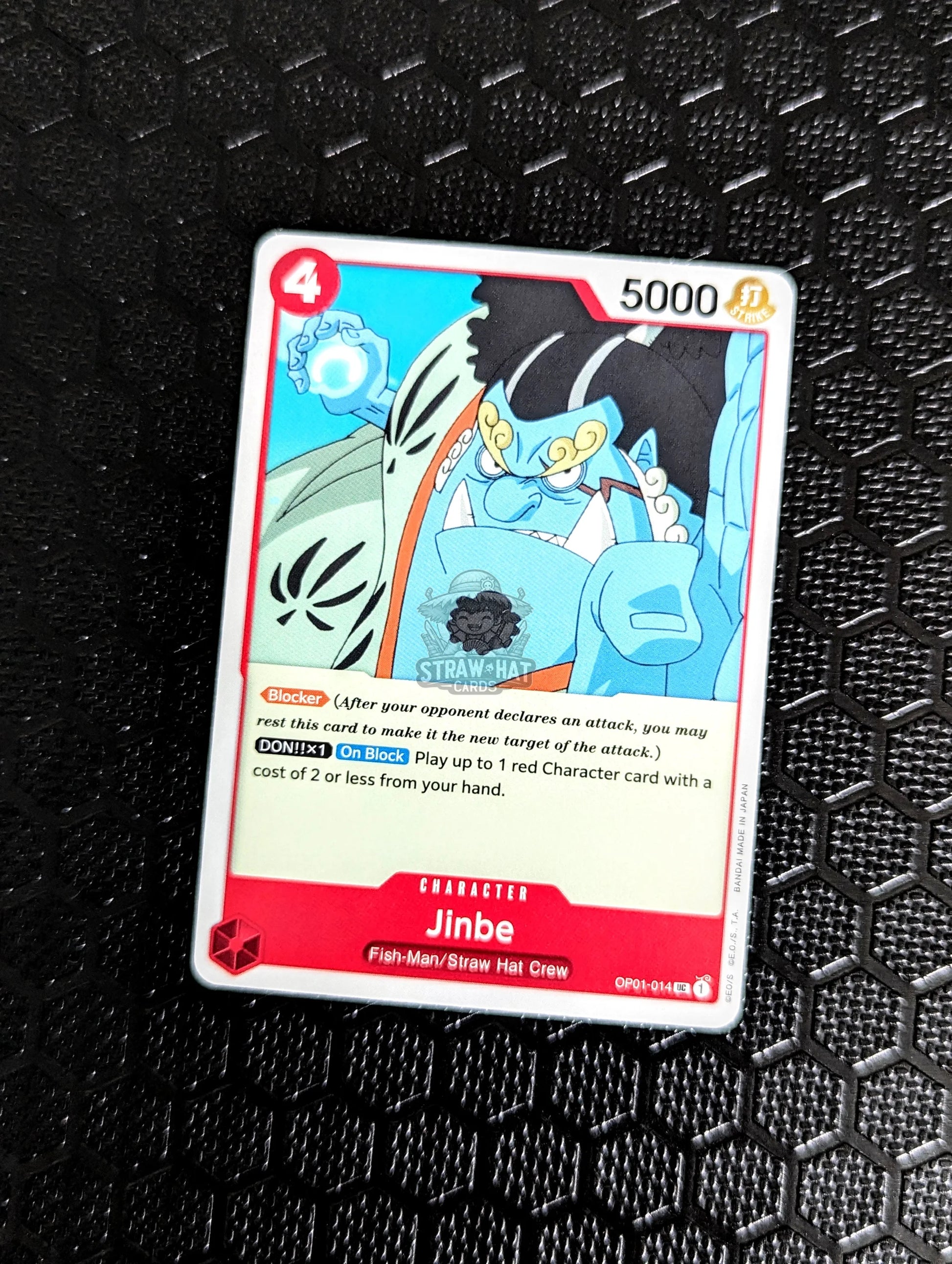 One Piece Op01 Romance Dawn Jinbe Op01-014 Uc Card [Eng 🏴󠁧󠁢󠁥󠁮󠁧󠁿] Trading Card