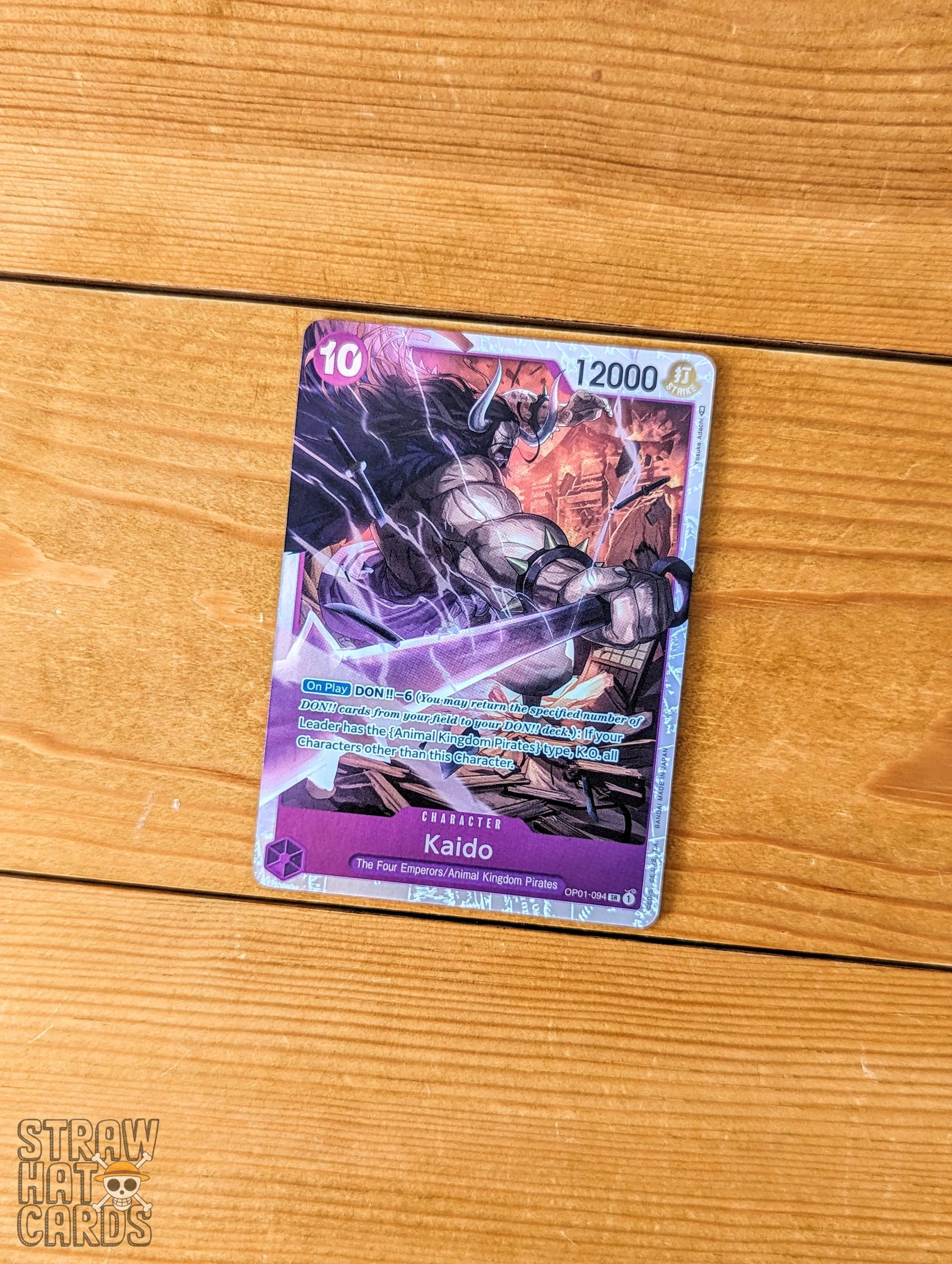 One Piece Op01 Romance Dawn Kaido Op01-094 Sr [Eng ] Trading Card