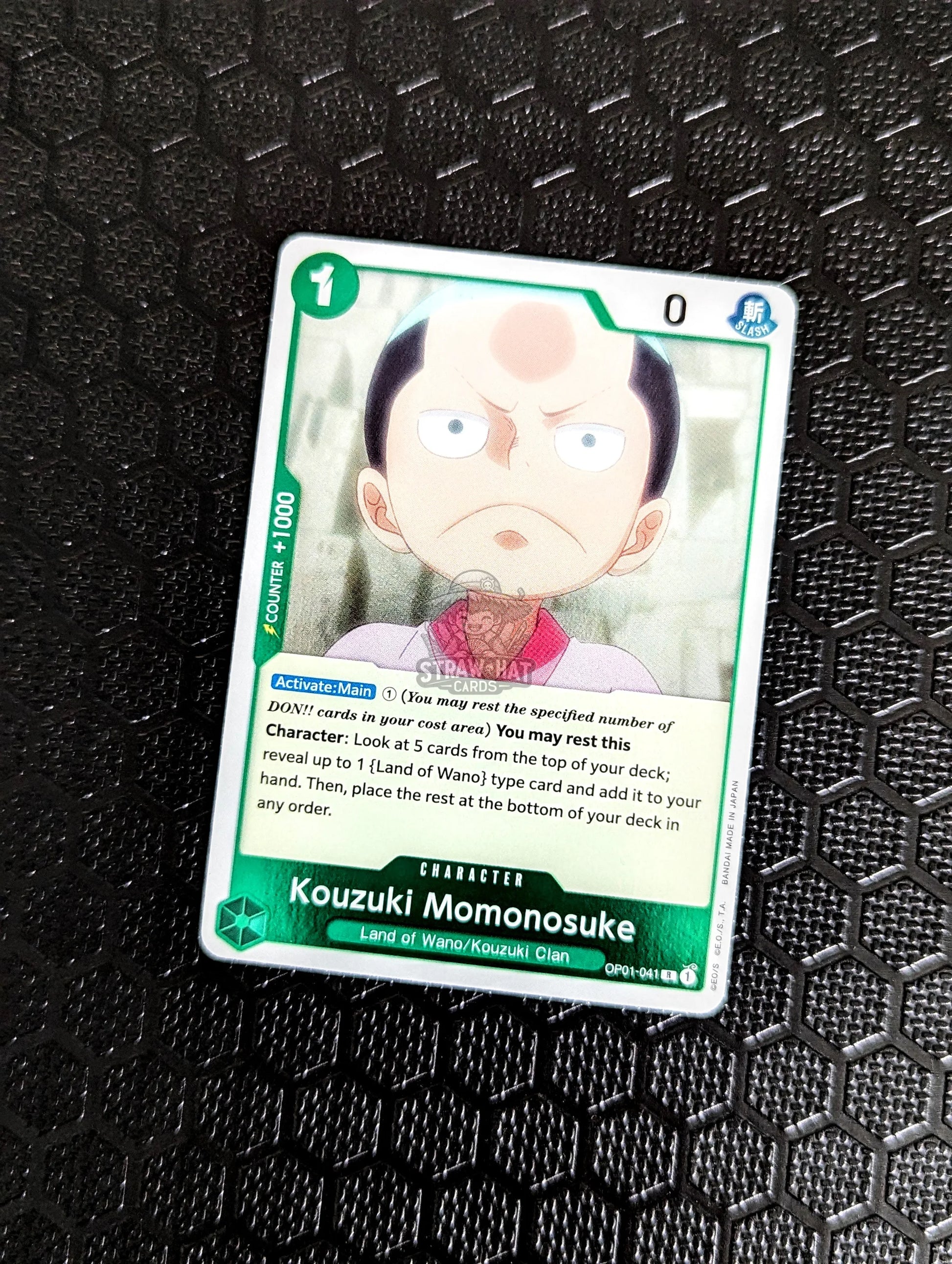 One Piece Op01 Romance Dawn Kouzuki Momonosuke Op01-041 R Card [Eng 🏴󠁧󠁢󠁥󠁮󠁧󠁿] Trading Card